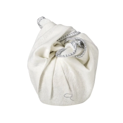 кольцо «цветок жизни» с горным хрусталем (14 мм)