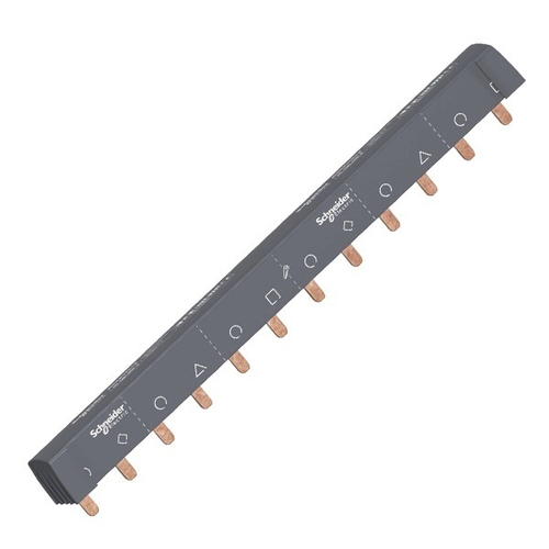 Гребенчатая шина 2-полюсная на 3 фазы (NL1NL2…NL3) 12 модулей 100А Schneider Electric A9XPH512