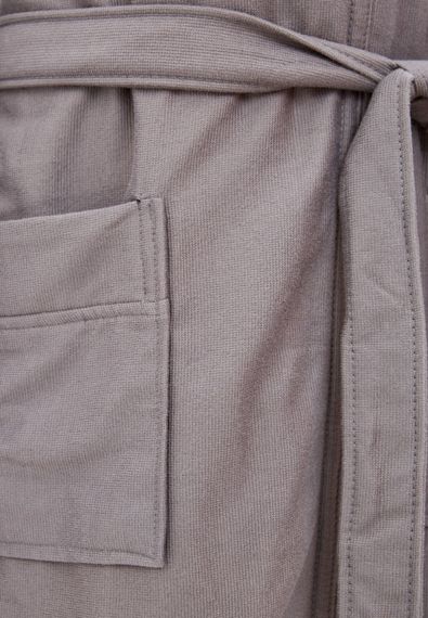 Марвин (серый) М Мужской Халат с капюшоном