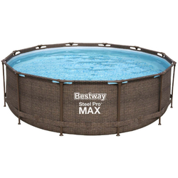 Каркасный бассейн Bestway "Ротанг" Steel Pro 305х100 см (5617P BW)