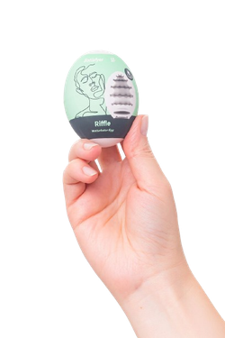 Яйцо мастурбатор Satisfyer Egg Single, рельеф Riffle