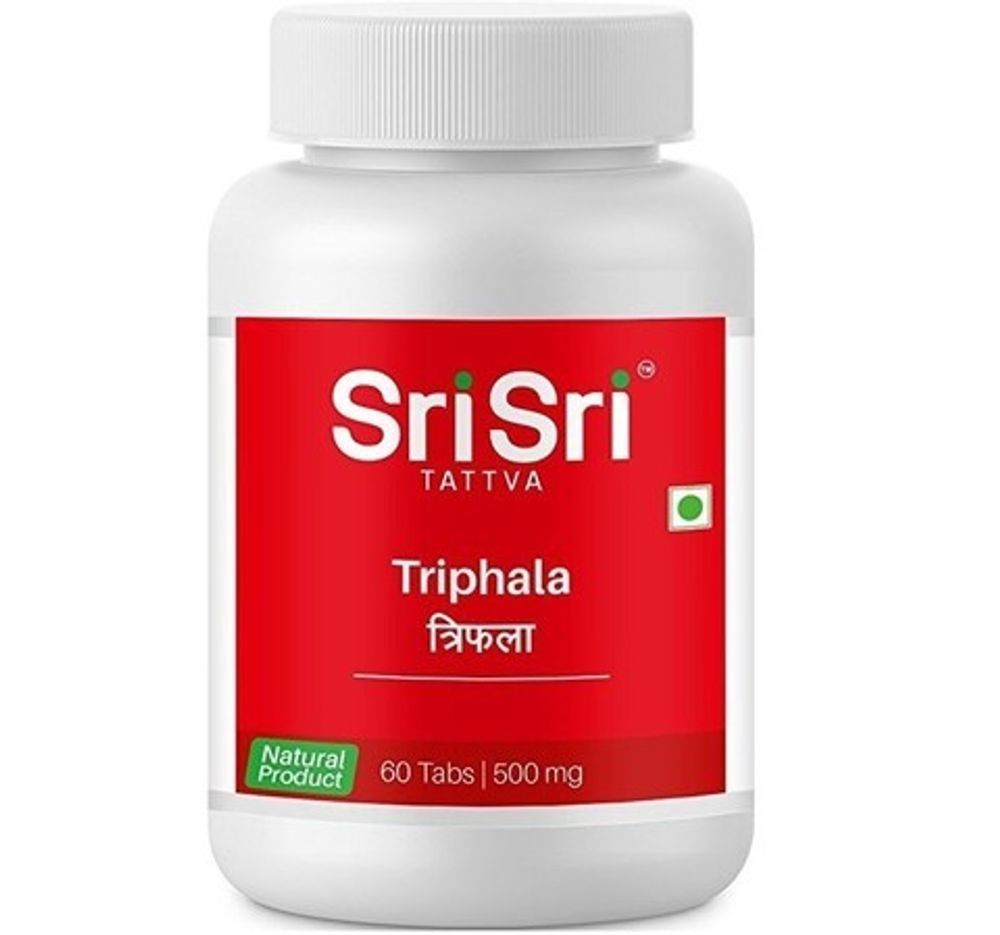 БАД Sri Sri Tattva Triphala Трифала 500 мг, 60 таб