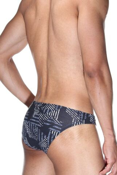 Черные мужские слипы с принтом (Размер: M) (Цвет: черный)