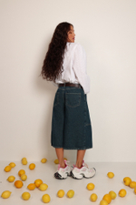 Бермуды из денима