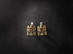 Серьги "Огненный сокол Рарог".