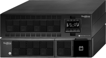 ИБП с двойным преобразованием Systeme Electric Smart-Save Online SRVSE10KRTXLI5U черный..