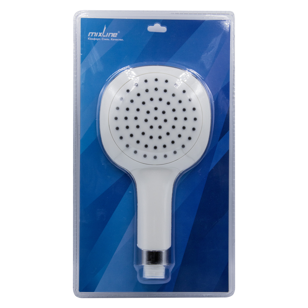 Лейка для душа MIXLINE ML 1042 1 позиция (блистер)  БЕЛЫЙ