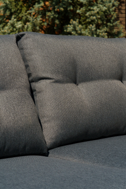 3-х местный диван из искусственного ротанга ВЕНЕЦИЯ (цвет: серый)