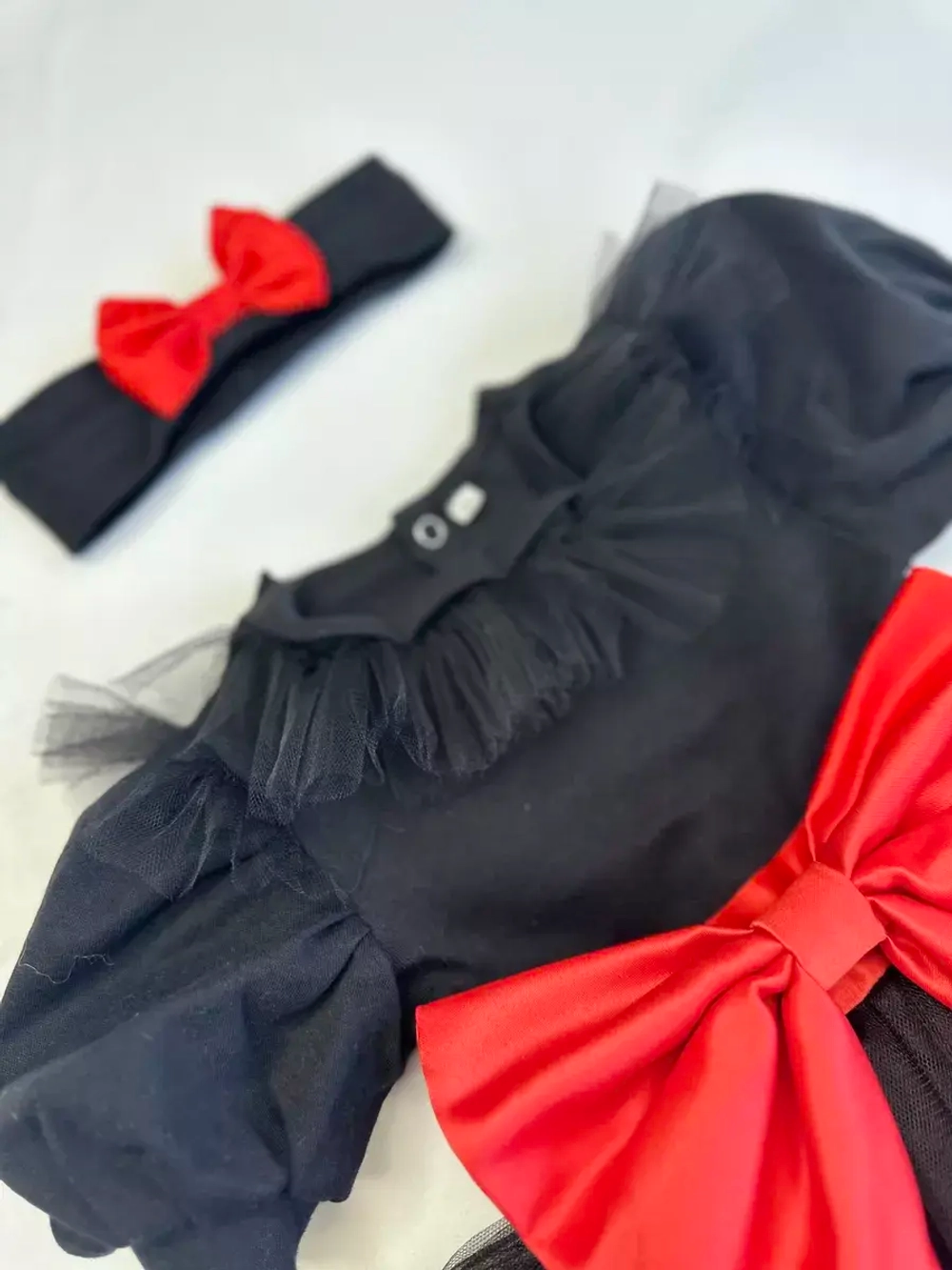 Платье-боди для новорожденной