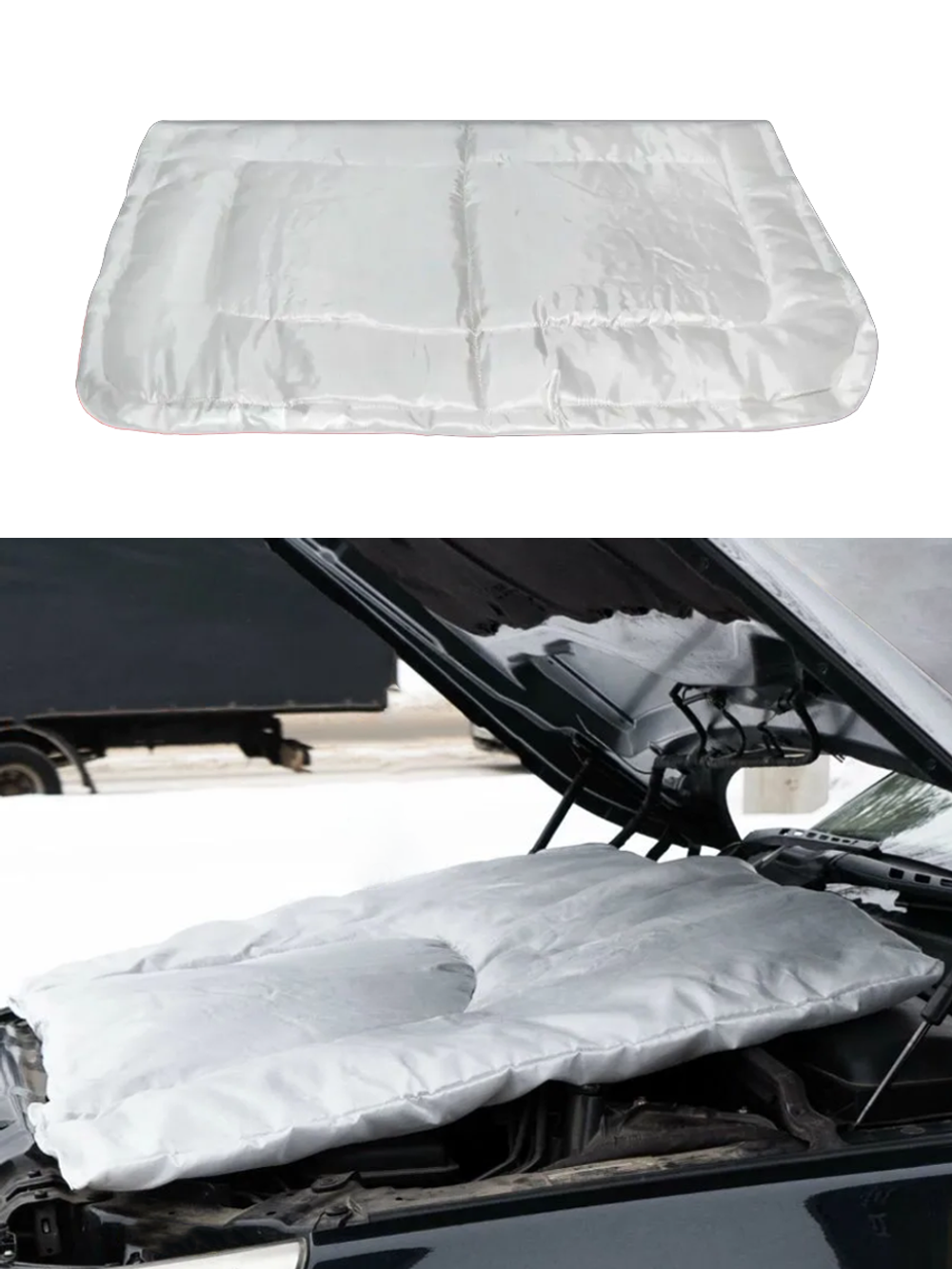 Автоодеяло 130×90 см — утеплитель двигателя URSA M-11, стеклоткань 33-200