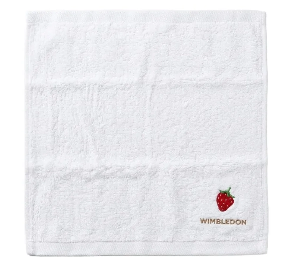 Теннисное полотенце Wimbledon Themed Face Towel Set 5P - white