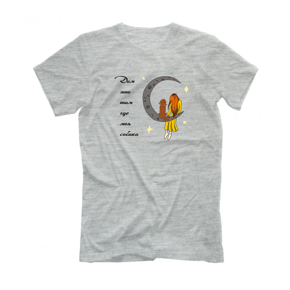 Футболка "Дом где Спаниель"