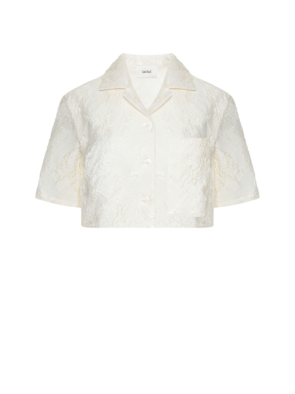 Popcorn cropped shirt