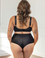 Трусы Kris Line Queen бразилиана High Waist (черный)