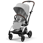 Коляска прогулочная Cybex Eezy S Twist+ 2 SLV (с дождевиком и бампером), Fog Grey
