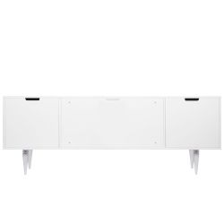 Тумба под ТВ Тропик 155см Классик Айс Сильвер