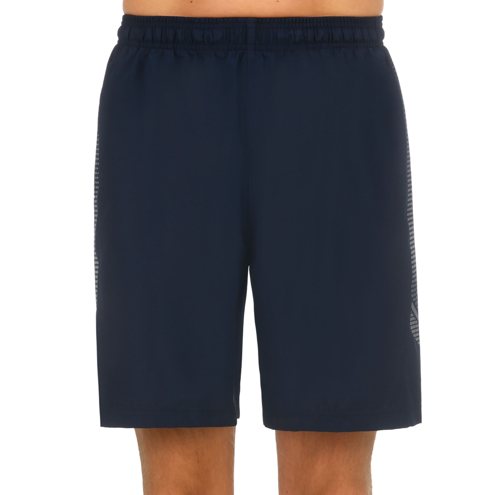 Мужские теннисные шорты Under Armour Woven Graphic Shorts Men - Dark Blue, Silver