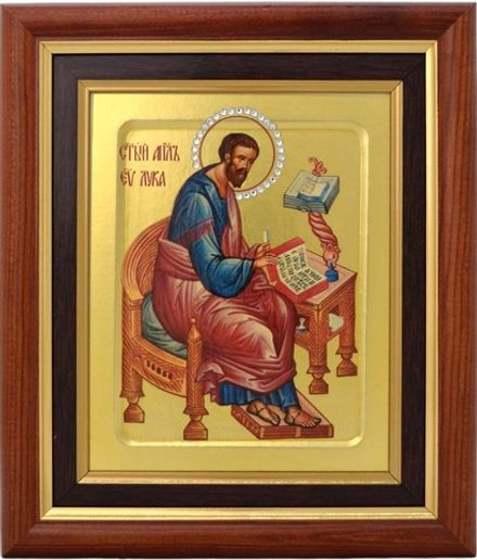 Апостол Лука. Икона, писанная в монастыре.