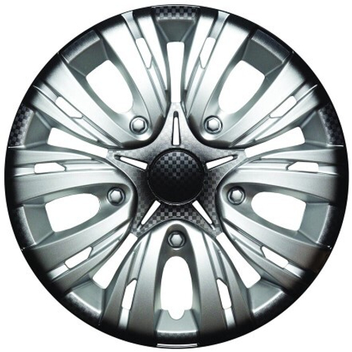 Колпак колеса R13 Лион серебристо-черный (в мешке 4 упак) (LION)