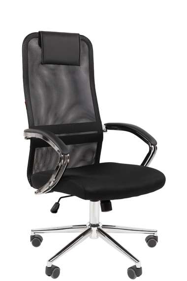 Офисное кресло Chairman 612 Россия черный, хром