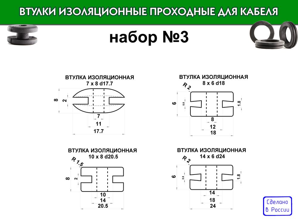 изоляционные уплотнительные втулки для кабеля купить с доставкой