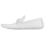 LOUIS VUITTON Hockenheim Gommino Loafers Men"s White