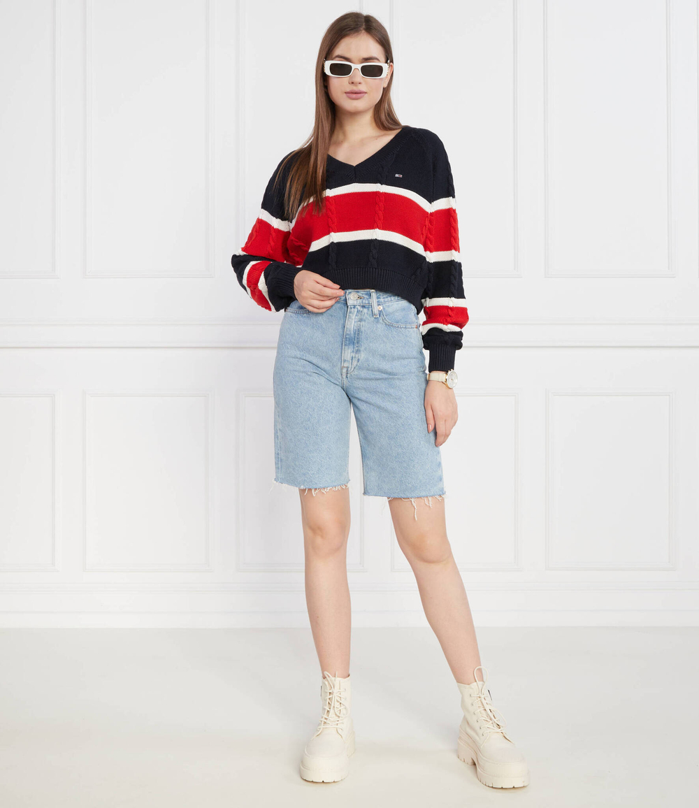 Свитер CRP STRIPE Tommy Jeans - темно-синий(DW0DW15941)
