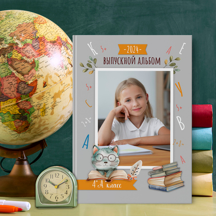 PSD-Шаблон фотокниги "Котики"