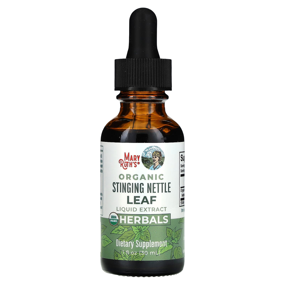 MaryRuth's, жидкий экстракт листьев органической крапивы двудомной, без спирта, 30 мл (1 жидк. унция)