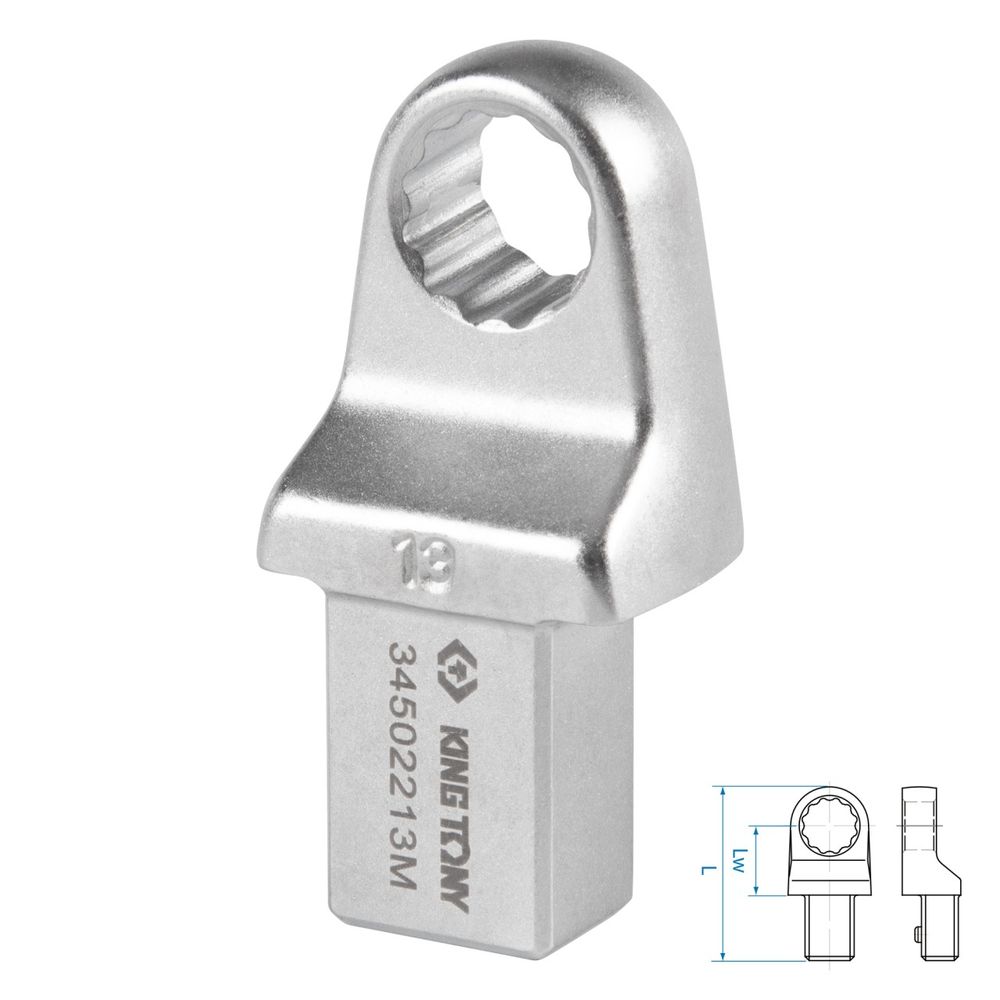 KING TONY (34502213M) Насадка накидная серии "FIT", 13 мм, 14х18 мм