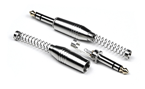 INVOTONE J120S - Коннектор джек стерео, кабельный, 6.3 мм, корпус металл