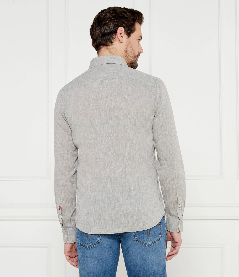 Льняная рубашка Hanson Joop! Jeans - бежевый(30045977)