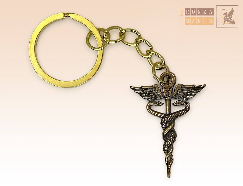 брелок Амулет Кадуцей