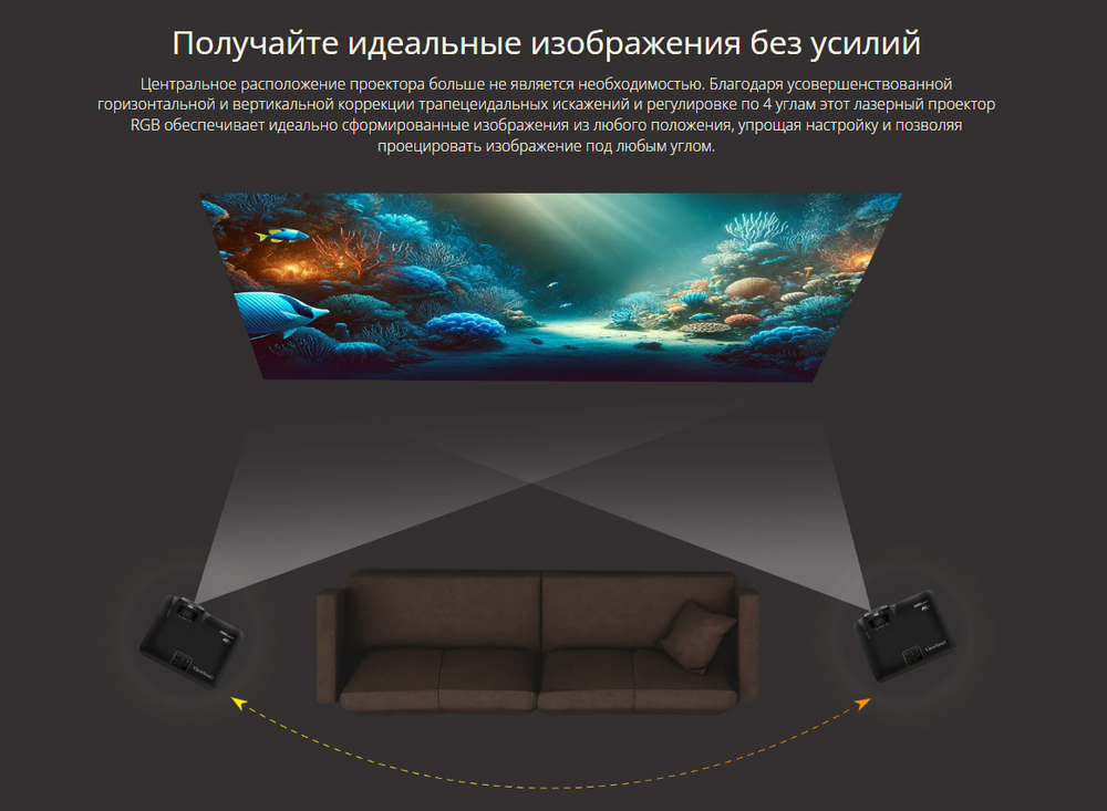 Проектор ViewSonic LX700-4K Ultra