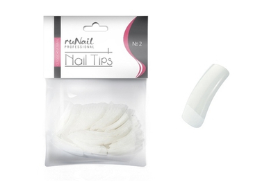 Типсы классические, натуральные RuNail Арт.1341 50 шт №2
