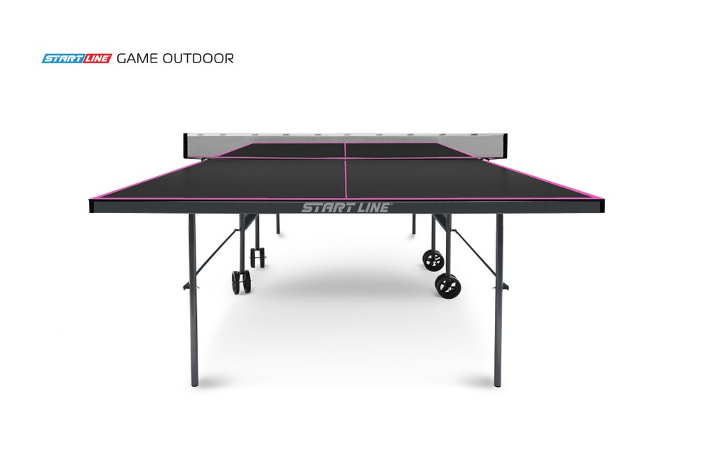 Стол теннисный Game Всепогодный с сеткой Black