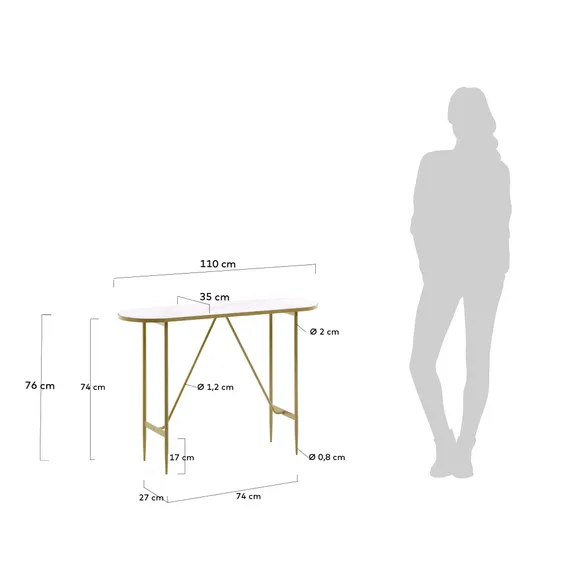 Консоль Elisenda 110х35 см
