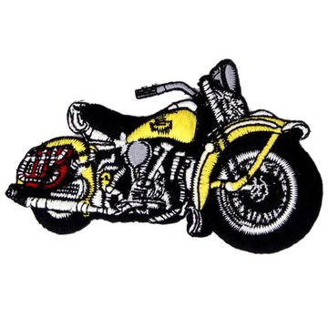 Нашивка Мотобайк 100Х60 (желтый)
