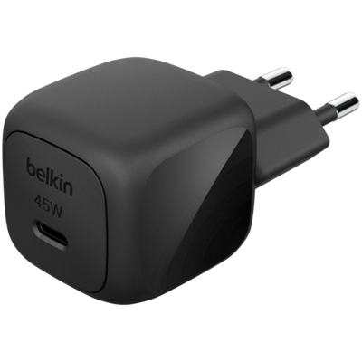 BELKIN 45W USB-C PD WALL CHARGER WITH PPS, BLK