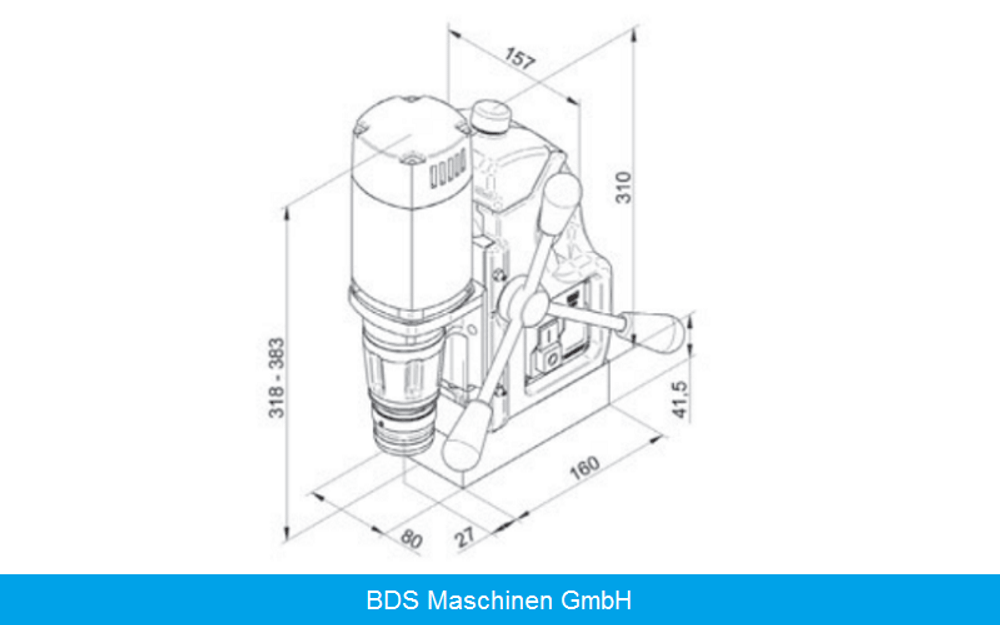 Магнитный сверлильный станок BDS MAB-100 K