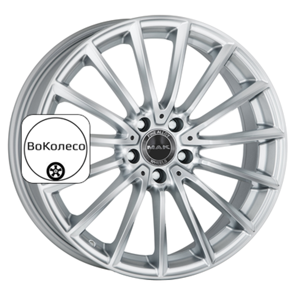 9x18/5x112 ET50 D66,6 Komet Silver MAK