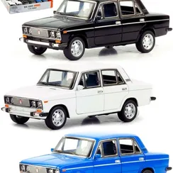 Машинка металлическая 1:24 «ВАЗ-2106 Жигули» 2413B, 21 см., инерционная, звук, свет