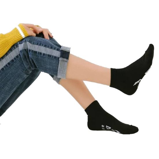 Носки Гарри Поттер "Мастер дал Добби носок! Добби Свободен!", р-р 38-43 (темно серый, белый)