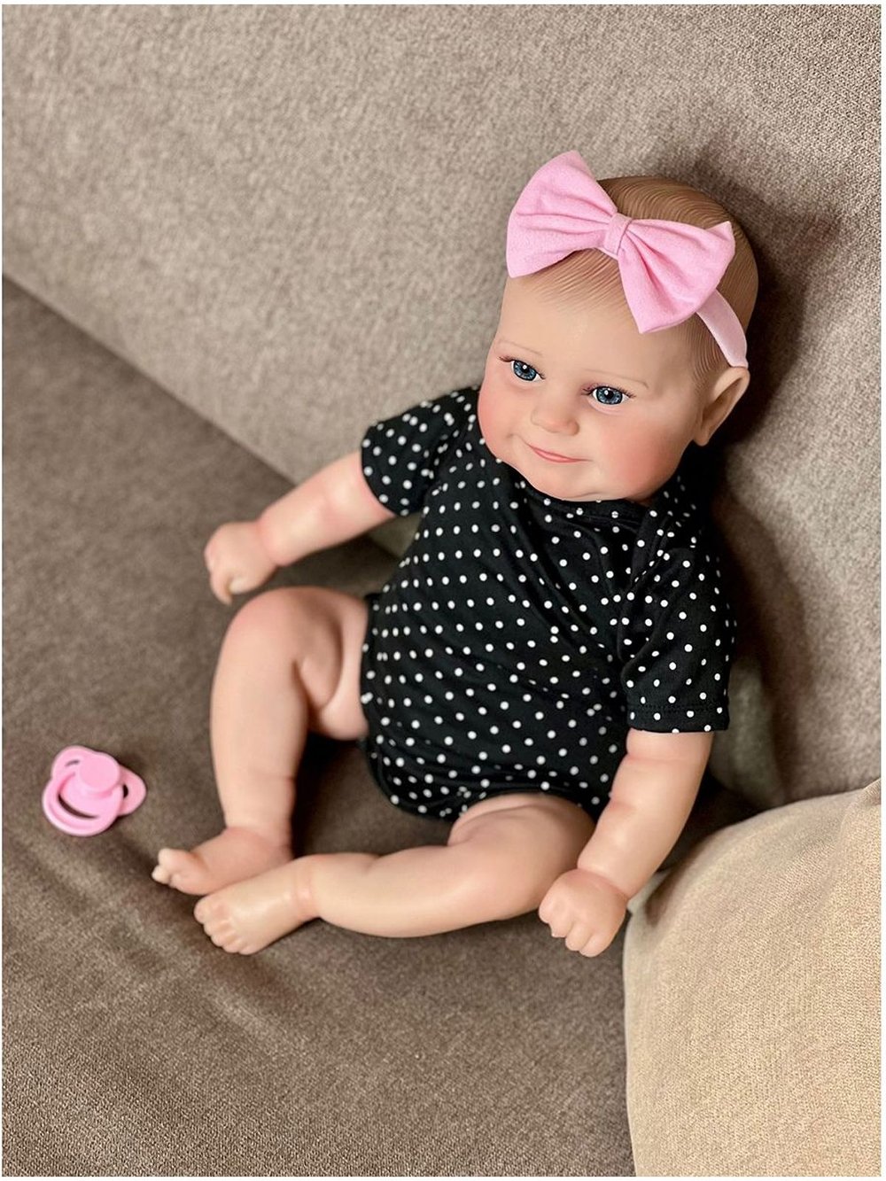 Кукла Реборн мягконабивная 50см в пакете (FA-100B)