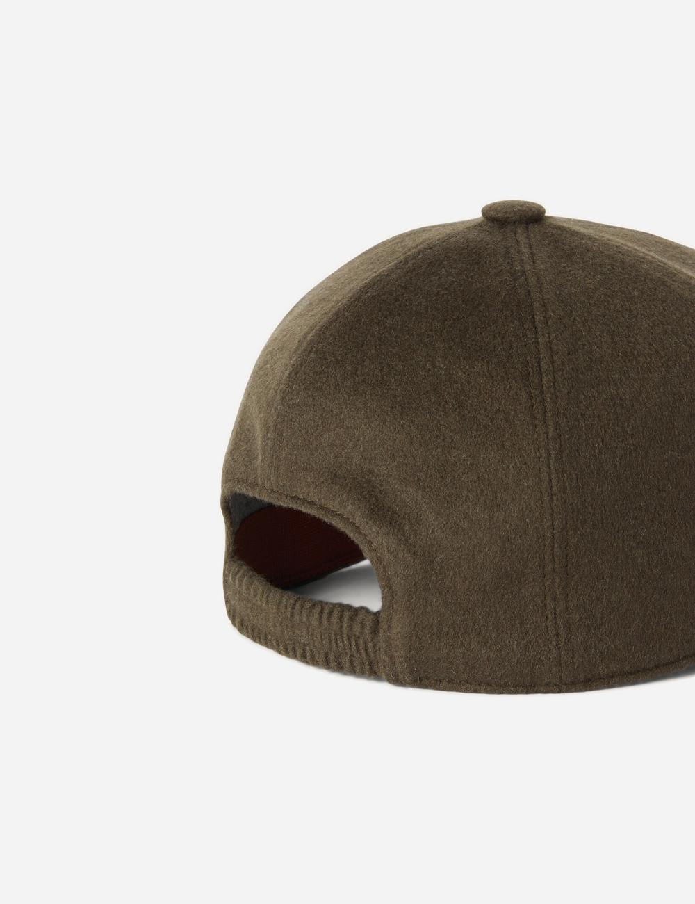Бейсболка Loro Piana Baseball Cap Cashmere Storm "Coal Green"
