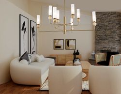 Ambrella Люстра на штанге с мрамором Ceramo Modern LH53252