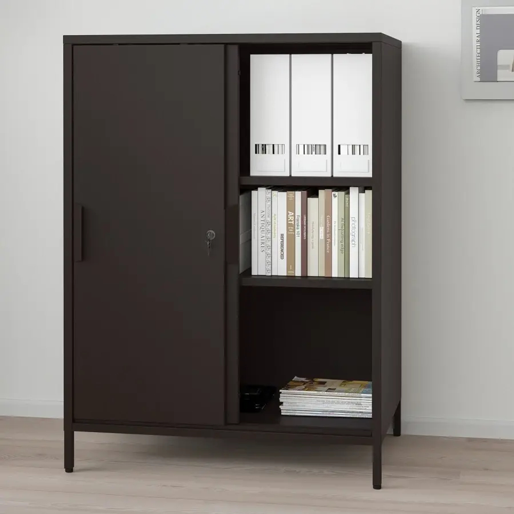Комбинация шкафов - IKEA TROTTEN/ТРОТТЕН ИКЕА, 180х240 см, черный