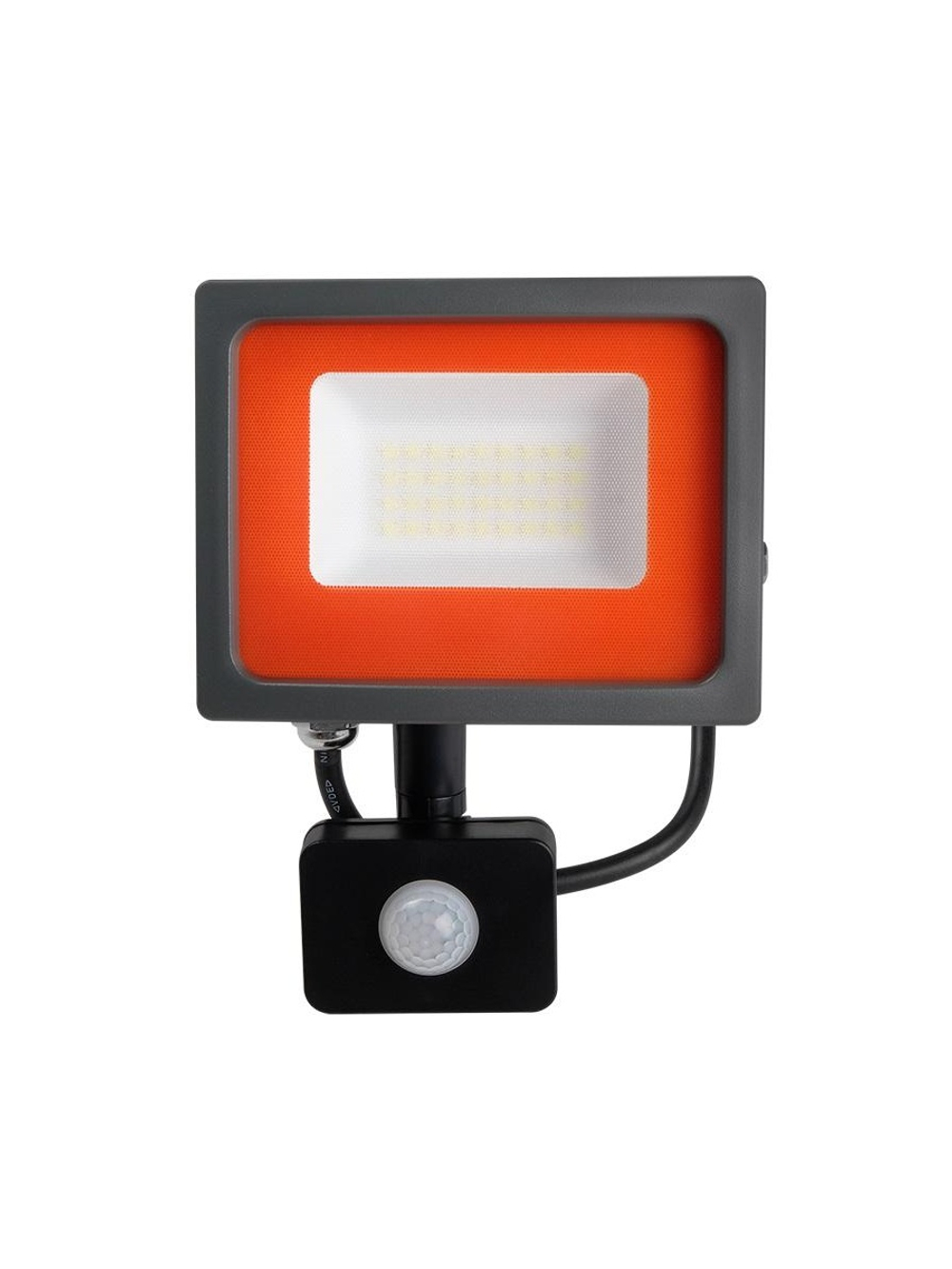 Прожектор светодиодный PFL-SC SENSOR 30Вт 6500К IP54 190-260В ДО закален. матов. стекло датчик движения инфракрасный JazzWay 5001411