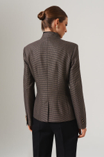 1890 Жакет женский (черно-бежевый)