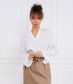 Льняная блузка Marc O' Polo - белый(M03 1305 42081)